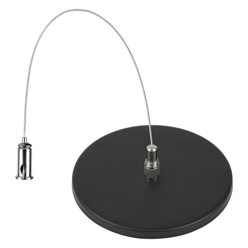 Sylvania LNSLOTCANOPYPMKITNPCIRBL Black Circle Non-Power Feed Canopy Kit For 2 Foot And 4 Foot For Linear Slot (66295)