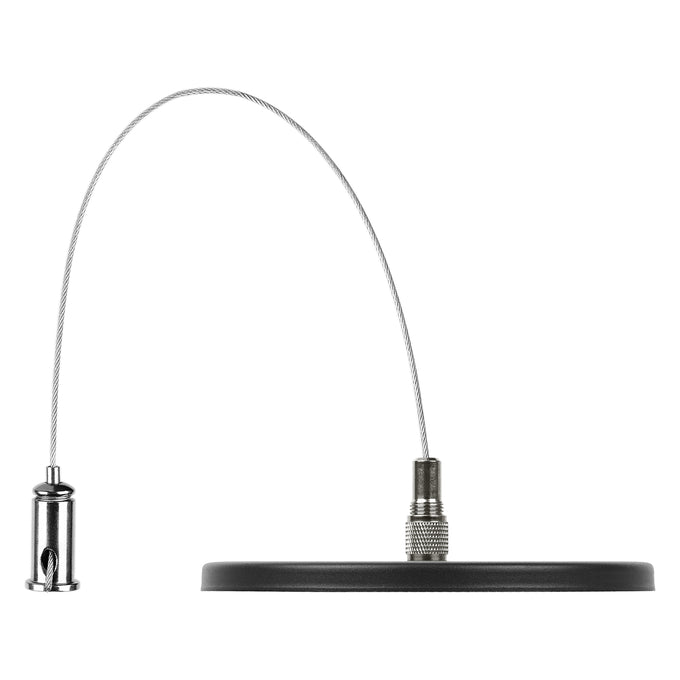 Sylvania LNSLOTCANOPYPMKITNPCIRBL Black Circle Non-Power Feed Canopy Kit For 2 Foot And 4 Foot For Linear Slot (66295)