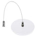 Sylvania LNSLOTCANOPYPMKITNPCIRWH White Circle Non-Power Feed Canopy Kit For 2 Foot And 4 Foot For Linear Slot (66297)