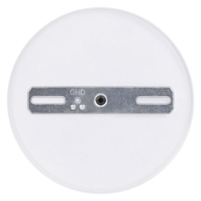Sylvania LNSLOTCANOPYPMKITNPCIRWH White Circle Non-Power Feed Canopy Kit For 2 Foot And 4 Foot For Linear Slot (66297)