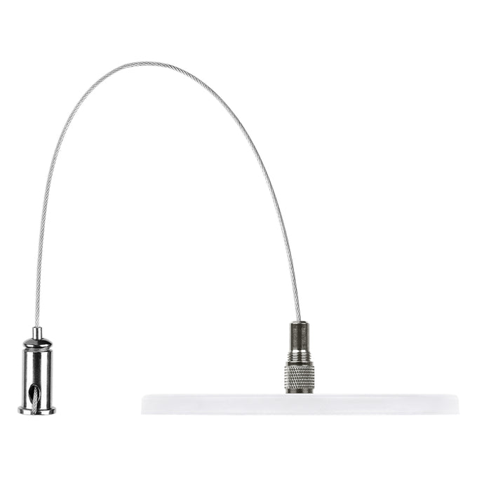 Sylvania LNSLOTCANOPYPMKITNPCIRWH White Circle Non-Power Feed Canopy Kit For 2 Foot And 4 Foot For Linear Slot (66297)
