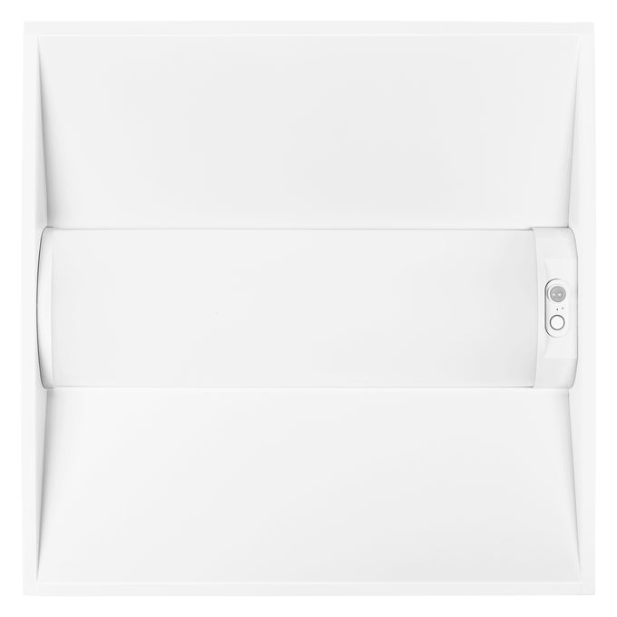 Sylvania VOLUME7BS035UNHD8SC822BLE Link Bluetooth Controlled 2X2 Volumetric Troffer Optics Wattage/CCT Selectable 18W/25W/30W/35W 3000K/3500K/4000K/5000K 120-347V 2-Pack Priced Per Each (63911)
