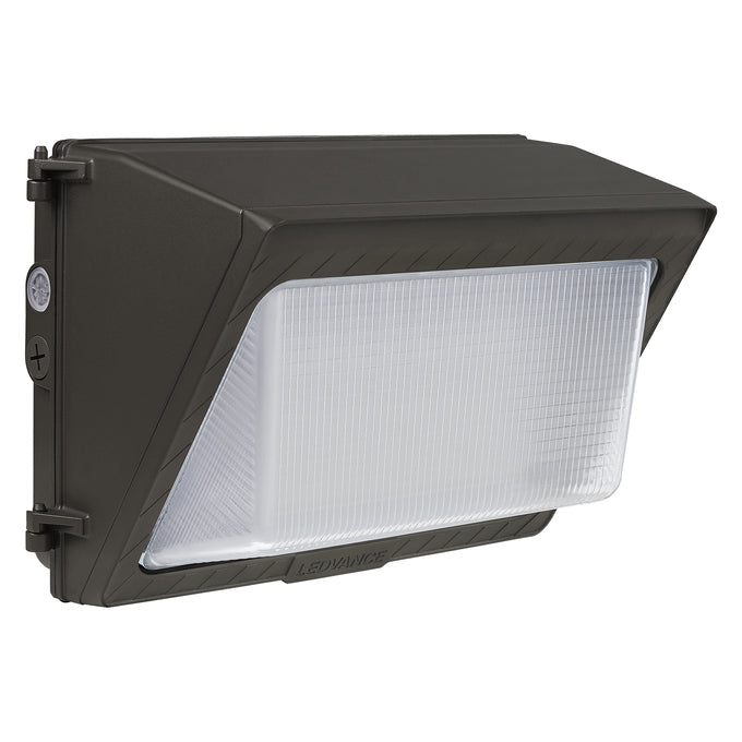 Sylvania WALPAKNPS060UNHD8SC2ADJBZPE LED Wall Pack Non-Cut Off Selectable 40W/50W/60W 3000K/4000K/5000K 120-347V Adjustable Distribution Bronze Photocell Emergency Battery Backup (66955)