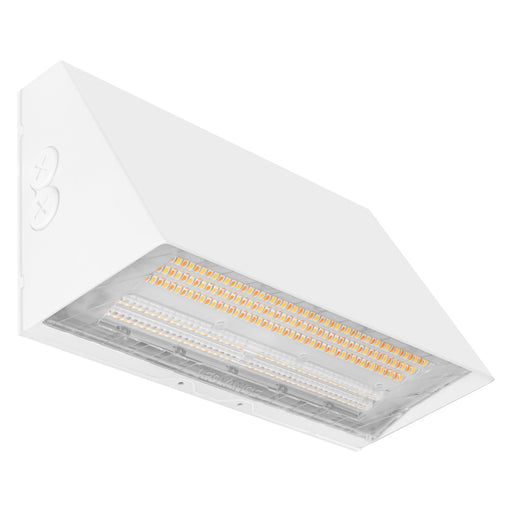Sylvania WALPAKCPS100UNHD8SC15ADJWHP LED Wall Pack Cut Off Wattage/CCT Selectable 60W/80W/100W 1800K/2200K/2700K White Photocell 120-347V (67139)