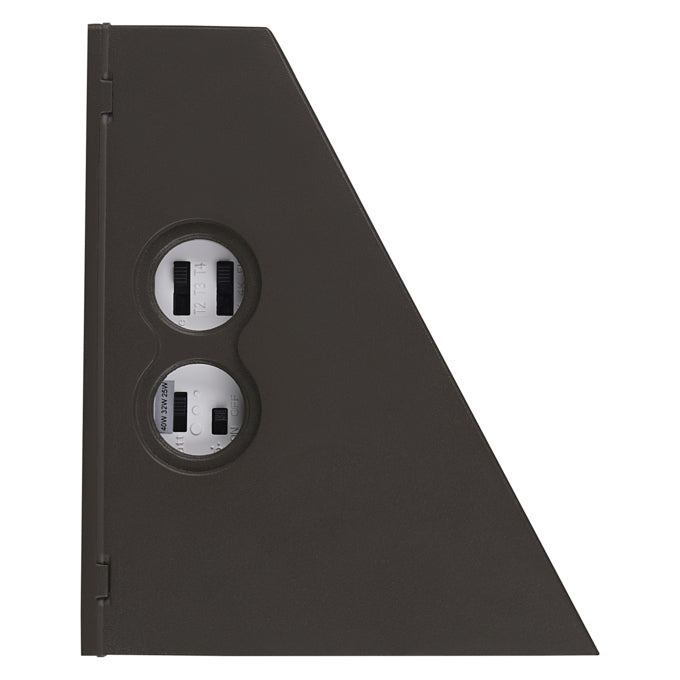 Sylvania WALPAKCPS030UNHD8SC15ADJBZP LED Wall Pack Cut Off Wattage/CCT Selectable 10W/20W/30W 1800K/2200K/2700K Bronze Photocell 120-347V (67129)
