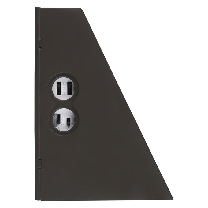 Sylvania WALPAKCPS060UNHD8SC15ADJBZP LED Wall Pack Cut Off Wattage/CCT Selectable 40W/50W/60W 1800K/2200K/2700K Bronze Photocell 120-347V (67130)