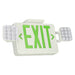 Sylvania EXV/THS/WH/RSD Exit/Emergency Light Combination Value Class Red Or Green Optional Letters 120/277V Square Heads White Remote Capable Self Diagnostic 2.8W (66069)
