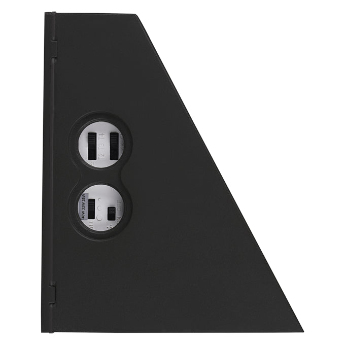 Sylvania WALPAKCPS030UNHD8SC15ADJBLP LED Wall Pack Cut Off Wattage/CCT Selectable 10W/20W/30W 1800K/2200K/2700K Black Photocell 120-347V (67133)