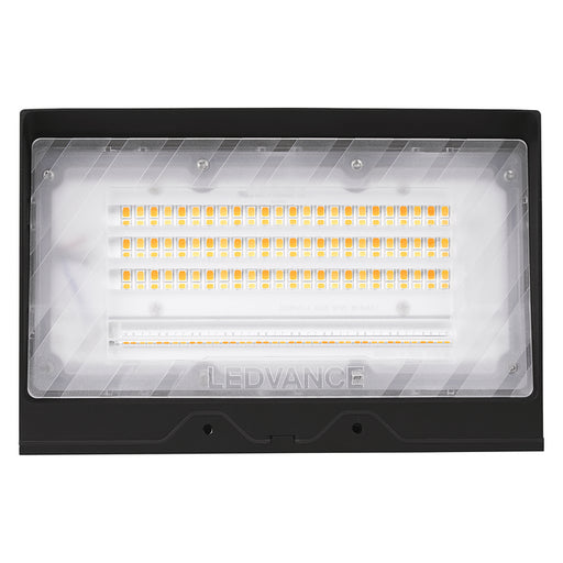 Sylvania WALPAKCPS030UNHD8SC15ADJBLP LED Wall Pack Cut Off Wattage/CCT Selectable 10W/20W/30W 1800K/2200K/2700K Black Photocell 120-347V (67133)