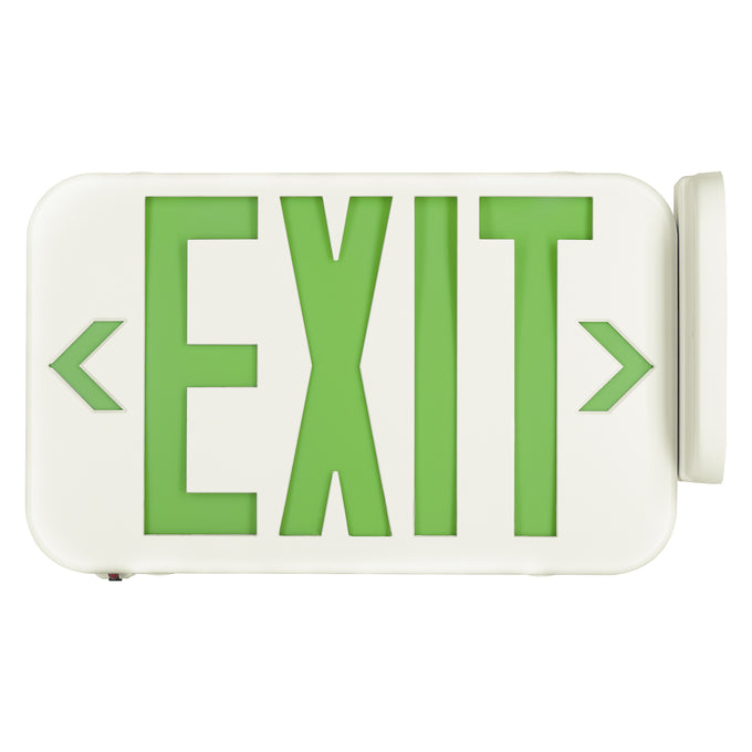 Sylvania EXV/WH/SD Exit Value Class Red Or Green Optional Letters 120/277V White Self Diagnostic 1.2W (66072)
