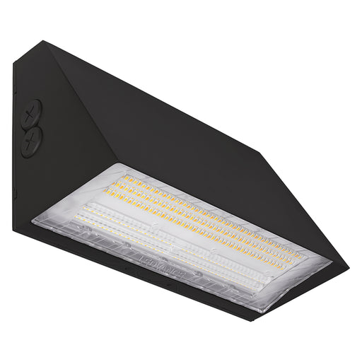 Sylvania WALPAKCPS060UNHD8SC15ADJBLP LED Wall Pack Cut Off Wattage/CCT Selectable 40W/50W/60W 1800K/2200K/2700K Black Photocell120-347V (67134)