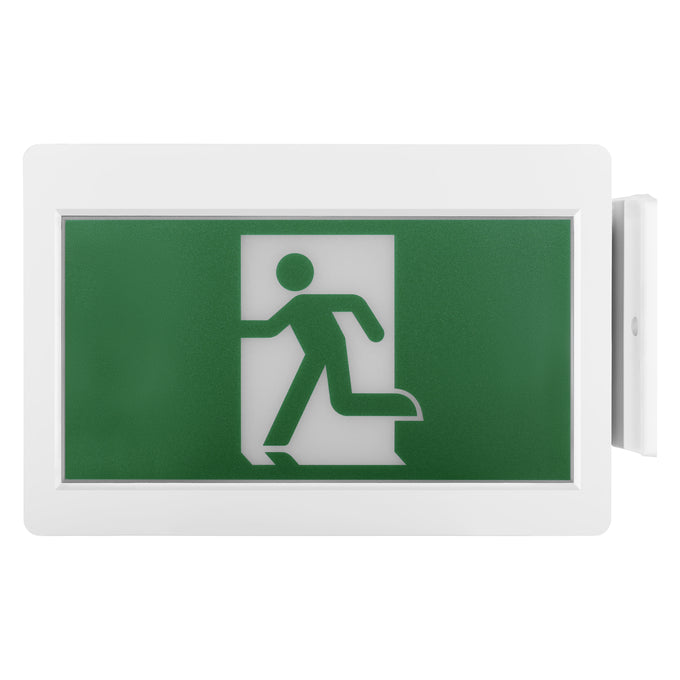 Sylvania EXV/RM/WH/SD Exit Value Class Running Man Green 120-347V White Self Diagnostic 2.0W (66073)