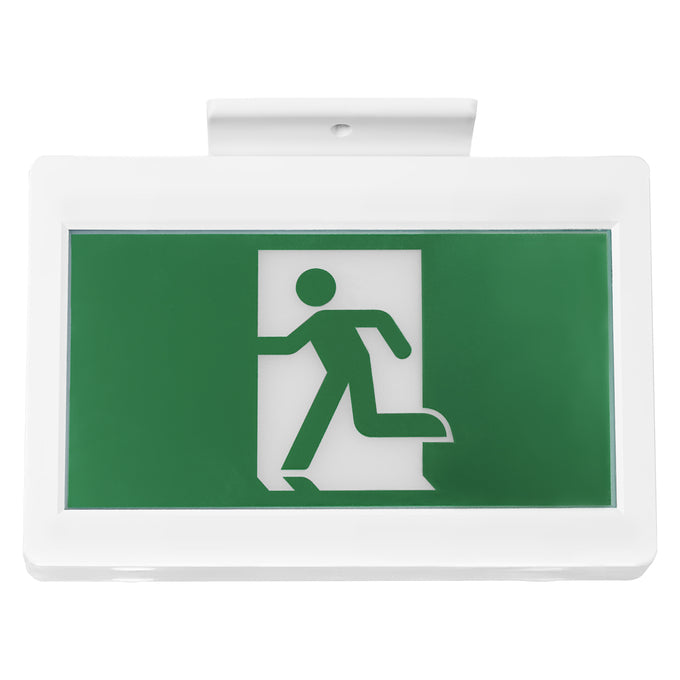 Sylvania EXV/RM/WH/SD Exit Value Class Running Man Green 120-347V White Self Diagnostic 2.0W (66073)