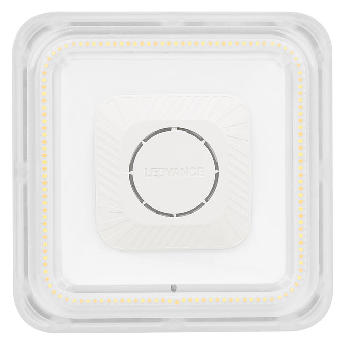 Sylvania CANOPYPS050UNHD8SC2S8WHPE Canopy Square 8 Inch Wattage/CCT Selectable 30W/40W/50W 3000K/4000K/5000K 120-347V 0-10V Dimming White Emergency Battery Backup (66885)