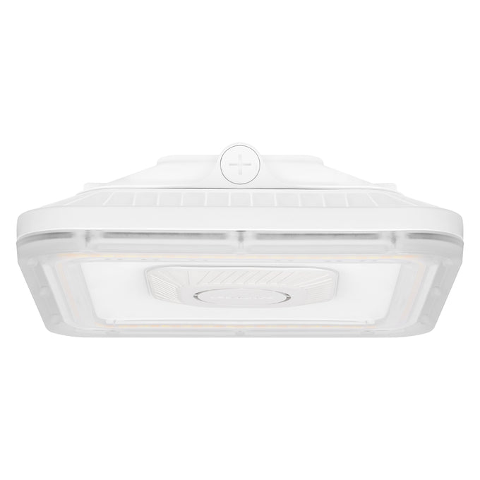 Sylvania CANOPYPS060UNHD8SC2S10WHPE Canopy Square 10 Inch Selectable 40W/50W/60W 3000K/4000K/5000K 120-347V 0-10V Dimming White Emergency Battery Backup (66887)