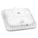 Sylvania CANOPYPS100UNHD8SC2S10WHPE Canopy Square 10 Inch Selectable 60W/75W/100W 3000K/4000K/5000K 120-347V 0-10V Dimming White Emergency Battery Backup (66889)