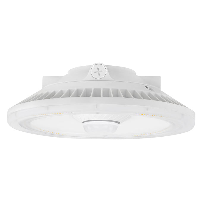 Sylvania GARAGPS025UNHD8SC2R12WHPE Garage Luminaire Selectable 15W/20W/25W 3000K/4000K/5000K 120-347V 0-10V Dimming White Photocell Emergency Battery Backup (66890)