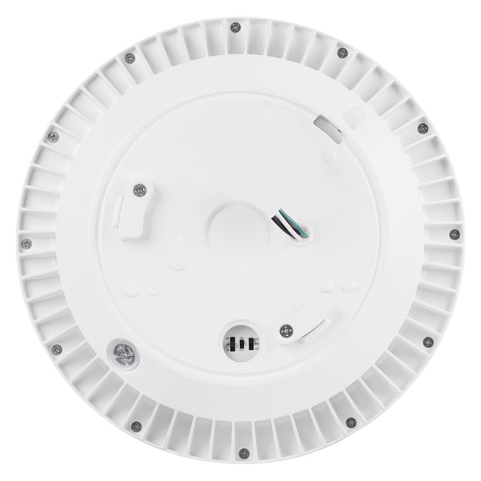 Sylvania GARAGPS025UNHD8SC2R12WHPE Garage Luminaire Selectable 15W/20W/25W 3000K/4000K/5000K 120-347V 0-10V Dimming White Photocell Emergency Battery Backup (66890)