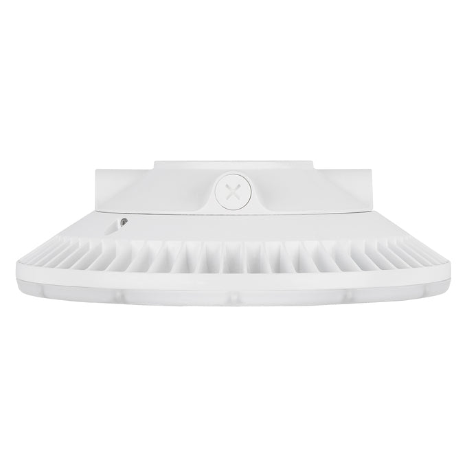 Sylvania GARAGPS100UNHD8SC2R12WHPE Garage Luminaire Selectable 75W/90W/100W 3000K/4000K/5000K 120-347V 0-10V Dimming White Photocell Emergency Battery Backup (66892)