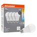 Sylvania LED10A19F8SC310YVRP4 LED A19 Lamp E26 Base 10W CCT Selectable 2700K/3000K/3500K/4000K/5000K 1100Lm 80 CRI 120V Non-Dimmable Frosted 4-Pack Priced Per Each (42482)