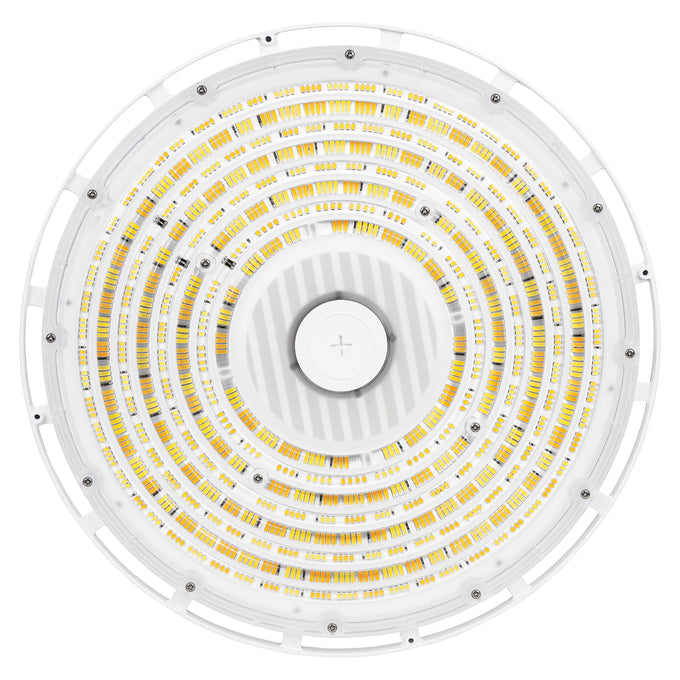 Sylvania UFOV/S300UNHD8SC7ADJ/WH UFO High Bay Selectable 200W/240W/300W 3500K/4000K/5000K 120-347V 0-10V Dimming 80 CRI Adjustable Distribution 60/90/105 Degree White (66490)