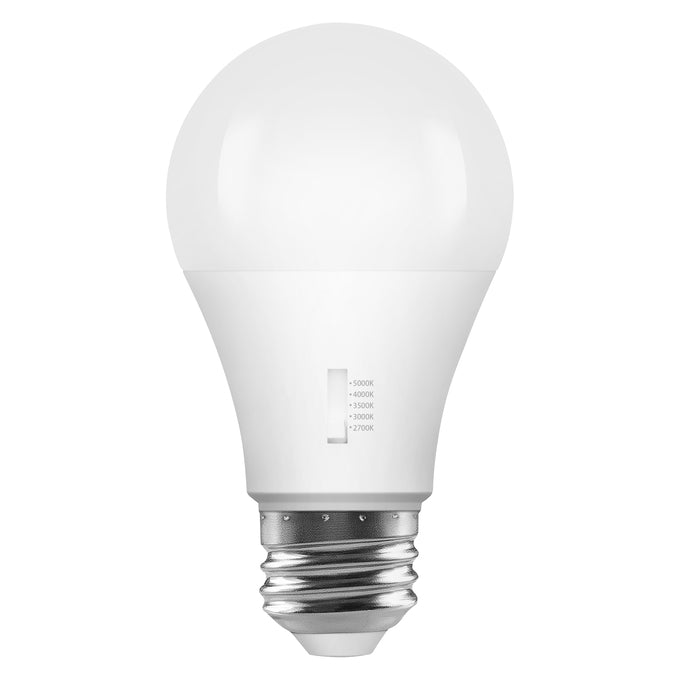 Sylvania LED15A19DIMO9SC3RP LED A19 Lamp E26 Base 15W CCT Selectable 2700K/3000K/3500K/4000K/5000K 90 CRI 1600Lm 120V Frosted Finish TruWave 2-Pack Priced Per Each (42681)