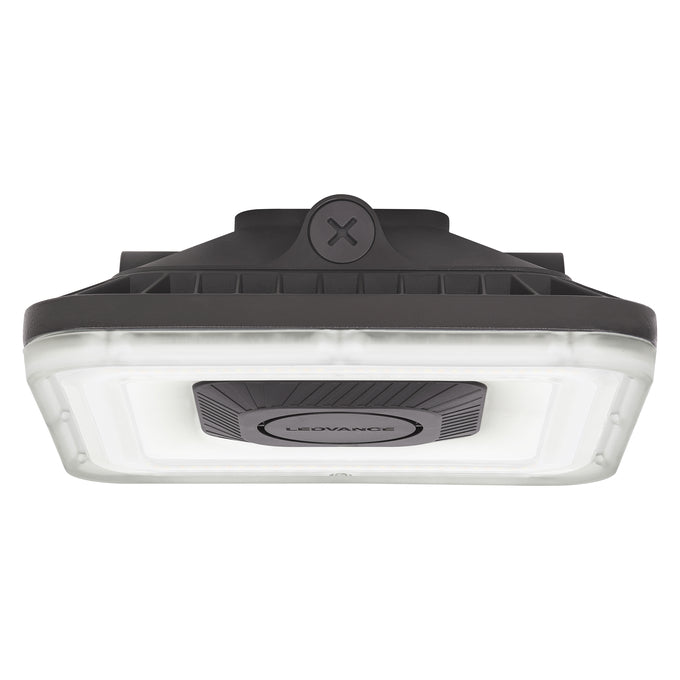 Sylvania CANOPYPS050UNHD8SC2S8BZPE Canopy Square 8 Inch Wattage/CCT Selectable 30W/40W/50W 3000K/4000K/5000K 120-347V 0-10V Dimming Bronze Emergency Battery Backup (66884)