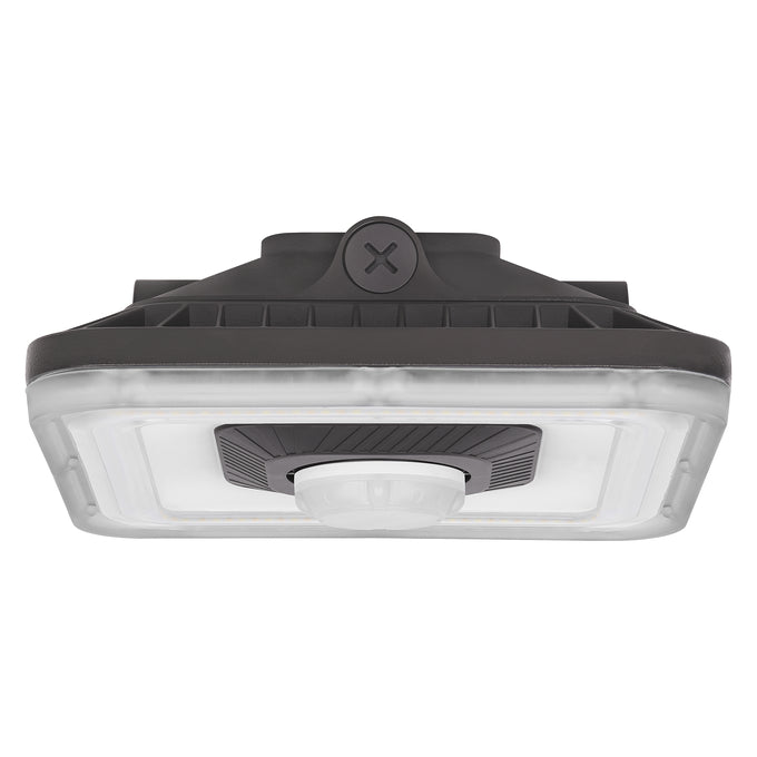 Sylvania CANOPYPS050UNHD8SC2S8BZPE Canopy Square 8 Inch Wattage/CCT Selectable 30W/40W/50W 3000K/4000K/5000K 120-347V 0-10V Dimming Bronze Emergency Battery Backup (66884)