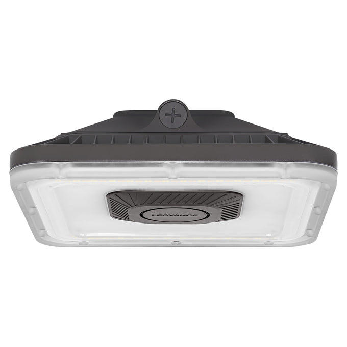 Sylvania CANOPYPS060UNHD8SC2S10BZPE Canopy Square 10 Inch Selectable 40W/50W/60W 3000K/4000K/5000K 120-347V 0-10V Dimming Bronze Emergency Battery Backup (66886)