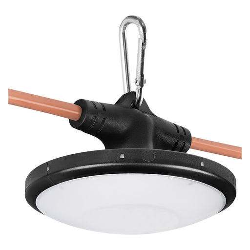 Sylvania LEDSTRLIGHT130PLG850G2 LED String Light 130W 16000Lm For 100 Foot Total 10 Lamp Heads On 1 String With 120V Plug 80 CRI 5000K Generation 2 (66574)