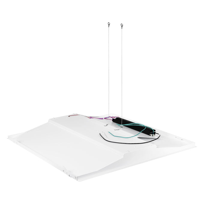 Sylvania RDORKIT5BS030UNVD84022UWH 2X2 LED Troffer Retrofit Kit 5B Wattage Selectable 20W/25W/30W 4000K 120-277V 0-10V Dimming Lay In Grid 2-Pack Priced Per Each (66537)