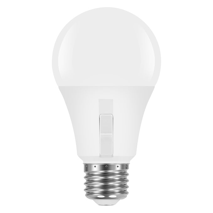 Sylvania LED12A19DTD8SC3RP LED A19 Lamp E26 Base 12W CCT Selectable 2700K/3000K/3500K/4000K/5000K 80 CRI 1600Lm 120V Frosted Dusk To Dawn (42564)