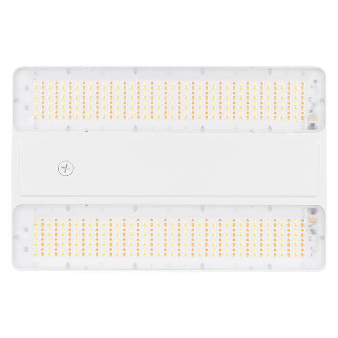 Sylvania LNHIBAV/S165UNHD8SC7/ADJ/WH10C Linear High Bay Selectable 105W/135W/165W 3500K/4000K/5000K 120-347V 0-10V Dimming 80 CRI Opti-Select Adjustable Beam Angle White 10 Foot Cord (66996)
