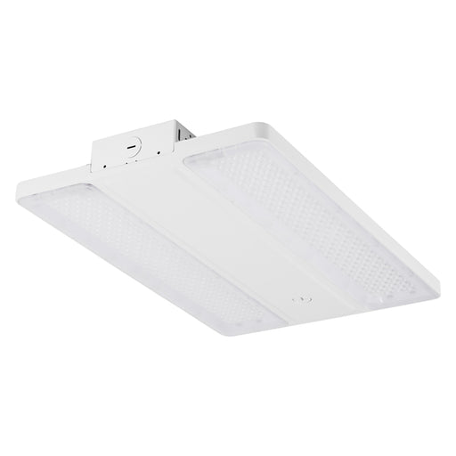 Sylvania LNHIBAVS165UNHD8SC7ADJWHE10C Linear High Bay Selectable 105W/135W/165W 3500K/4000K/5000K 120-347V 0-10V Dimming Adjustable Beam Angle White Emergency Backup Battery 10 Foot Cord (67297)