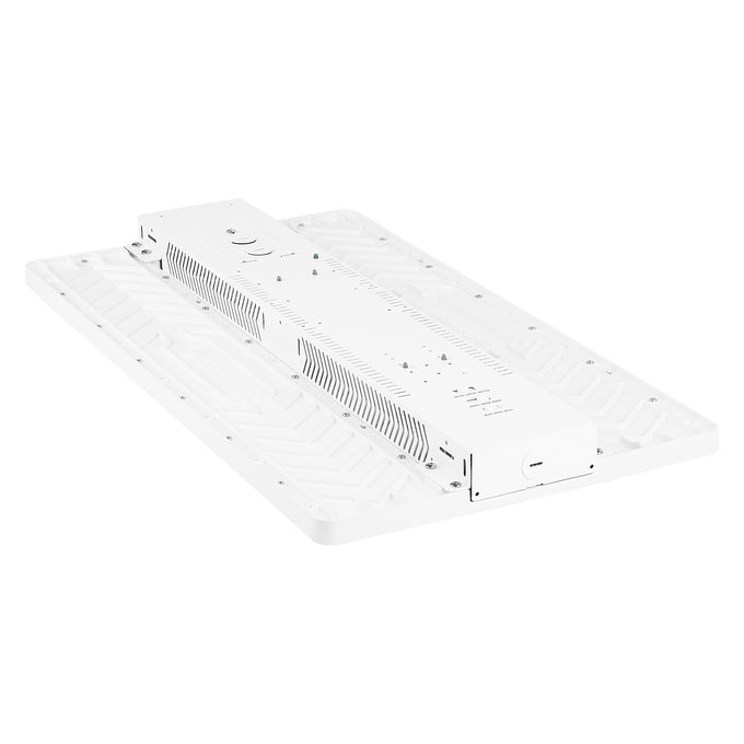 Sylvania LNHIBAV/S220UNHD8SC7/ADJ/WH10C Linear High Bay Selectable 175W/195W/220W 3500K/4000K/5000K 120-347V 0-10V Dimming 80 CRI Opti-Select Adjustable Beam Angle White 10 Foot Cord (66997)