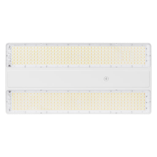 Sylvania LNHIBAV/S400UNHD8SC7/ADJ/WH10C Linear High Bay Selectable 340W/370W/400W 3500K/4000K/5000K 120-347V 0-10V Dimming 80 CRI Opti-Select Adjustable Beam Angle White 10 Foot Cord (66999)