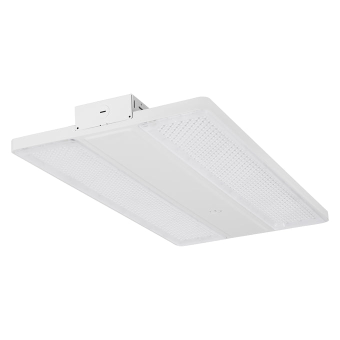 Sylvania LNHIBAV/S400UNHD8SC7/ADJ/WH10C Linear High Bay Selectable 340W/370W/400W 3500K/4000K/5000K 120-347V 0-10V Dimming 80 CRI Opti-Select Adjustable Beam Angle White 10 Foot Cord (66999)