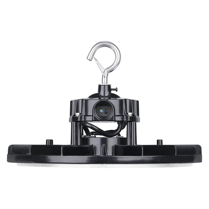 Sylvania UFOV/S200HUVD8SC7ADJ/BL UFO High Bay Selectable 100W/150W/200W 3500K/4000K/5000K 277-480V 0-10V Dimming 80 CRI Adjustable Distribution 60/90/105 Degree Black (66522)