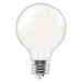 Sylvania LED5G25DIMF8SC310YVRP2 LED G25 Lamp E26 Base 5W 500Lm 90 CRI CCT Selectable 2700K/3000K/3500K/4000K/5000K 120V Frosted Finish 2-Pack Priced Per Each (42591)