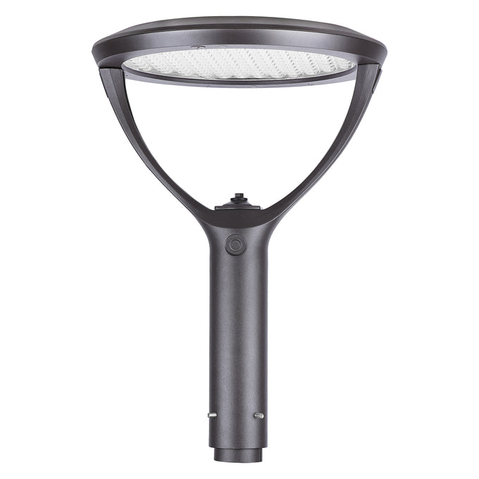 Sylvania POSTTOPVS130UNHD8SC2ADJBZP Post Top Luminaire Selectable 50W/80W/100W/130W 3000K/4000K/5000K Adjustable Distribution T3/T4/T5 120-347V Bronze Controls Ready (66964)