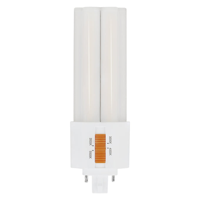 Sylvania LED15PBGX24DO8SC8BF LEDlescent Dulux LED Pin Base 15W CCT Selectable 3000K/3500K/4100K/5000K 80 CRI 120-277V Omnidirectional Gx24D Base (42505)