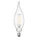 Sylvania LED5.5B10CDIM835FILWHRP4 LED B10 Lamp E12 Base 5.5W 3500K 500Lm 120V 80 CRI Dimmable White Filament Clear Glass 4-Pack Priced Per Each (42580)