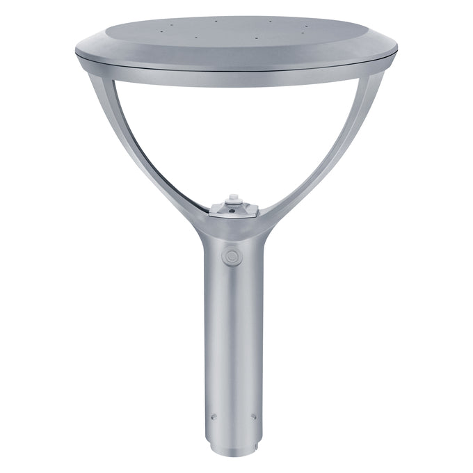 Sylvania POSTTOPVS130UNHD8SC15ADJGRP Post Top Luminaire Selectable 50W/80W/100W/130W 1800K/2200K/2700K Adjustable Distribution T3/T4/T5 120-347V Gray Controls Ready (66971)