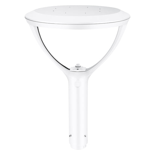 Sylvania POSTTOPVS130UNHD8SC2ADJWHP Post Top Luminaire Selectable 50W/80W/100W/130W 3000K/4000K/5000K Adjustable Distribution T3/T4/T5 120-347V White Controls Ready (66966)