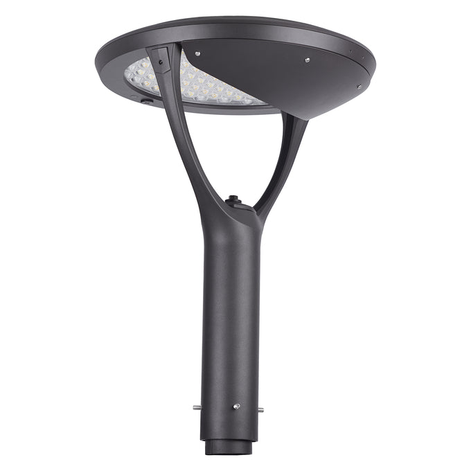 Sylvania POSTTOPVS130UNHD8SC2ADJBZP Post Top Luminaire Selectable 50W/80W/100W/130W 3000K/4000K/5000K Adjustable Distribution T3/T4/T5 120-347V Bronze Controls Ready (66964)