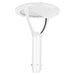 Sylvania POSTTOPVS130UNHD8SC15ADJWHP Post Top Luminaire Selectable 50W/80W/100W/130W 1800K/2200K/2700K Adjustable Distribution T3/T4/T5 120-347V White Controls Ready (66970)