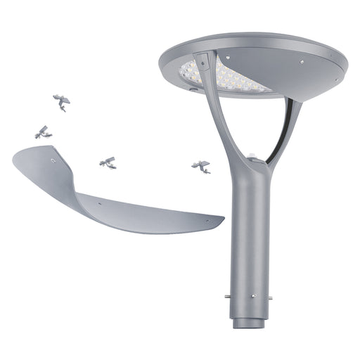 Sylvania POSTTOPVGLSGR Glare Shield For Post Top Opti-Select Gray (67081)