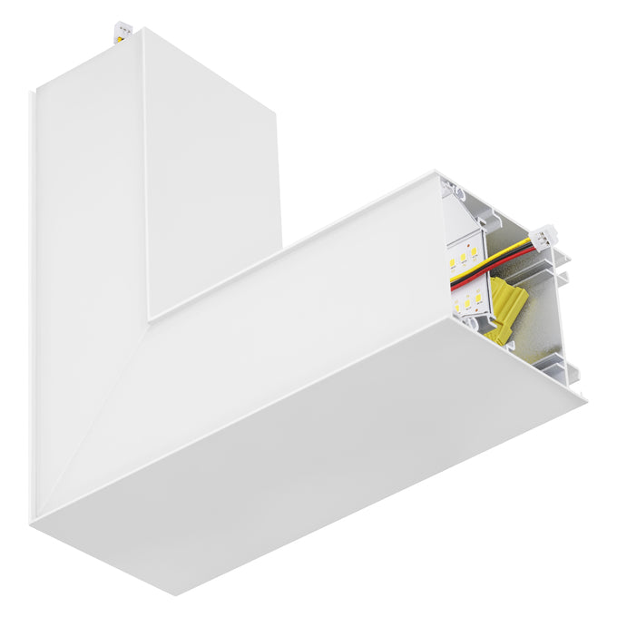 Sylvania LINEARPL-CONNECTORWH L-Connector For The Performance Class Linear Slot White Finish (66770)