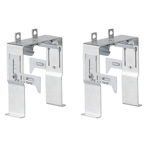 Sylvania LINEARPRMKITG24 T-Grid Compatible Recessed Mounting Kit For Side Mounting Without Flange For 2 Foot Luminaires For The Linear Slot (66866)