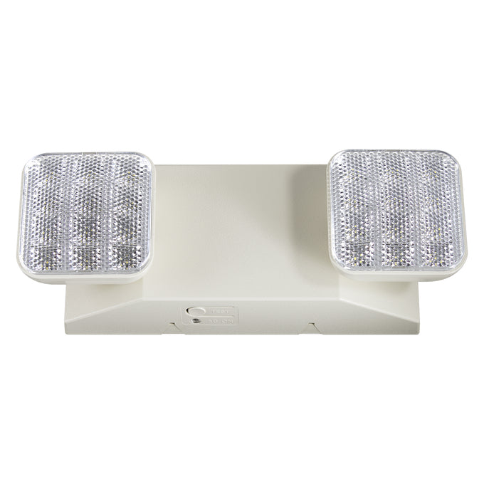 Sylvania EMLV/THS/WH/RSD Emergency Light Value Class 120/277V Twin Head Square White Remote Capable Self Diagnostic 1.5W (66074)